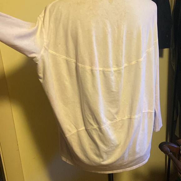 Lululemon mid sleeve top light pink tie dye size M - Picture 7 of 9